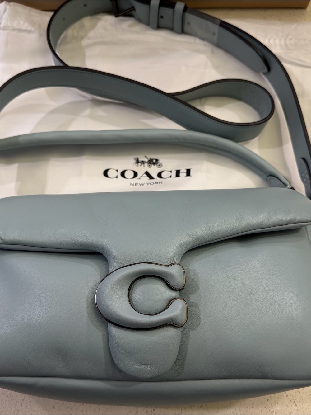 COACH Pillow Tabby Shoulder Bag 26 with C Hardware